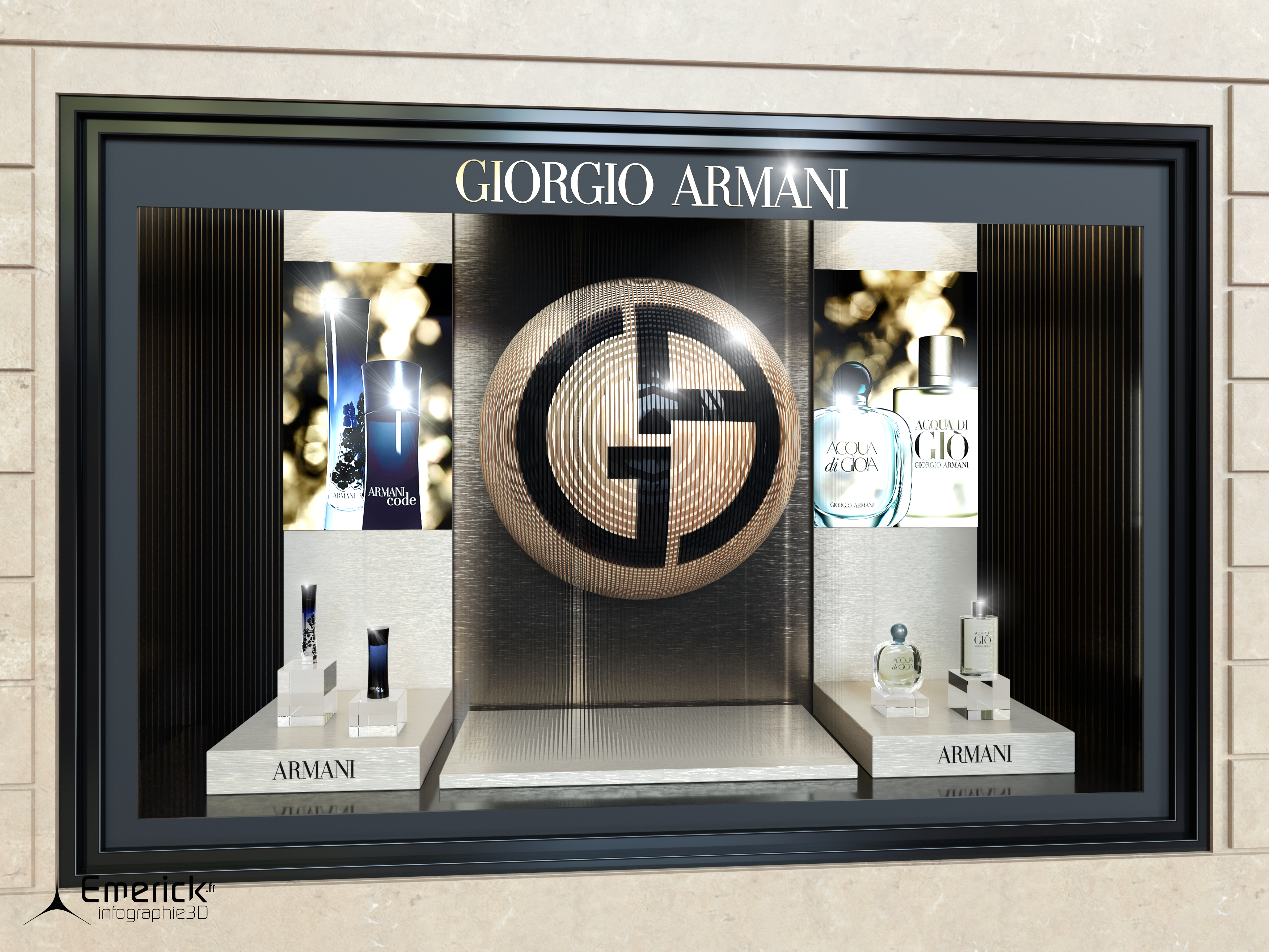 Vitrine Giorgio Armani